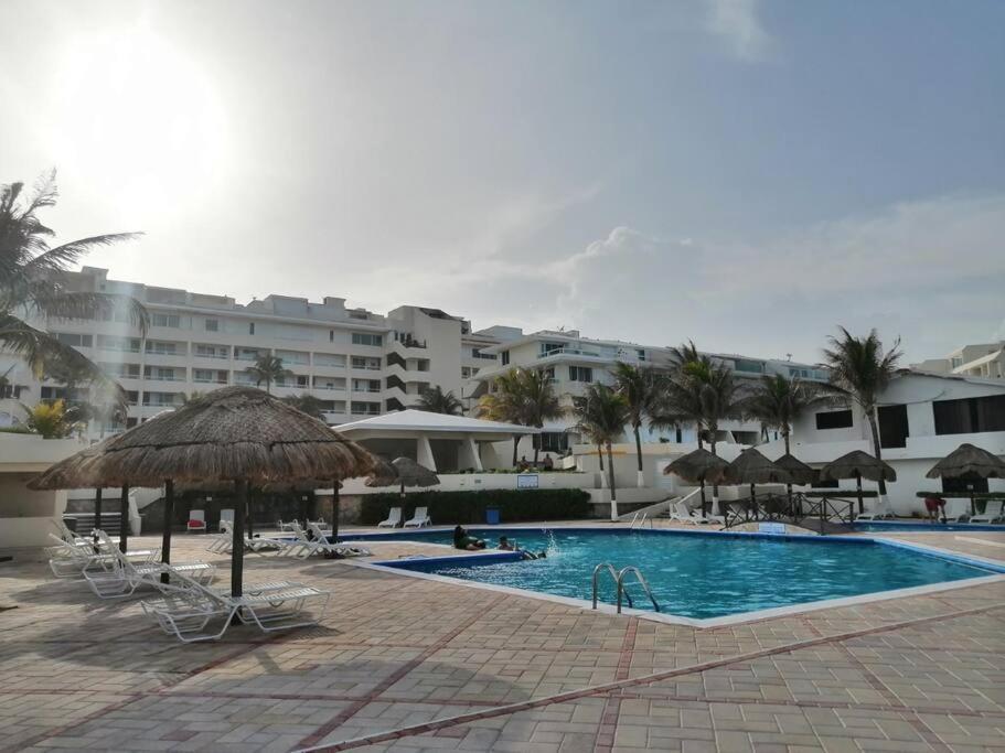 Placentero Depa En Mar Caribe! Cancún Buitenkant foto